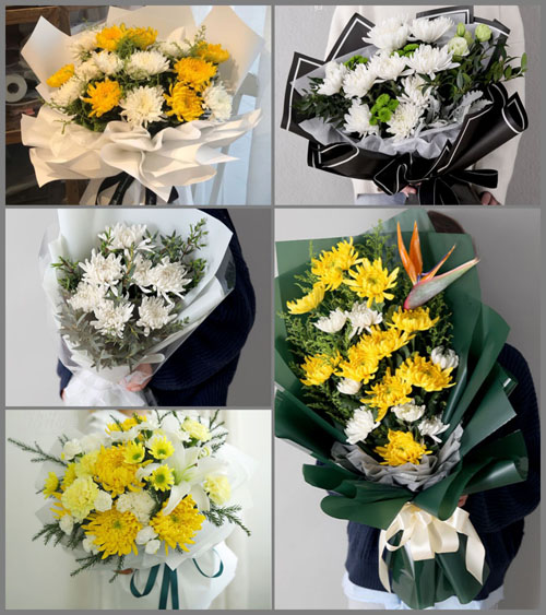 江苏南京栖霞区龙潭街道飞花村白事花束代送